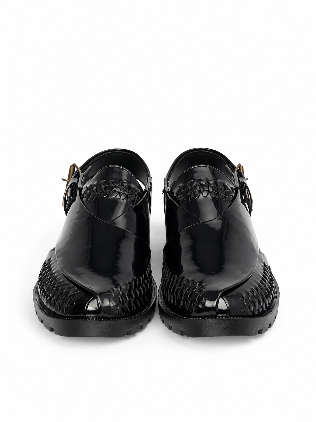 Naqsh Weave Peshawari Chappal by Pehnaan
