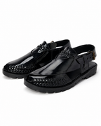 Naqsh Weave Peshawari Chappal by Pehnaan