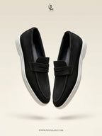Premium Black Suede Loafer