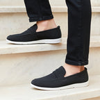 Premium Black Suede Loafer