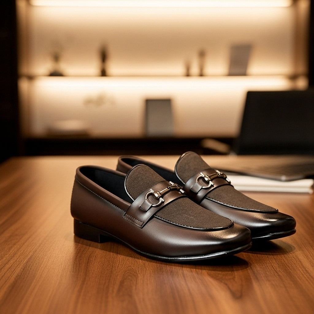 Brown Suede Touch Premium Loafer
