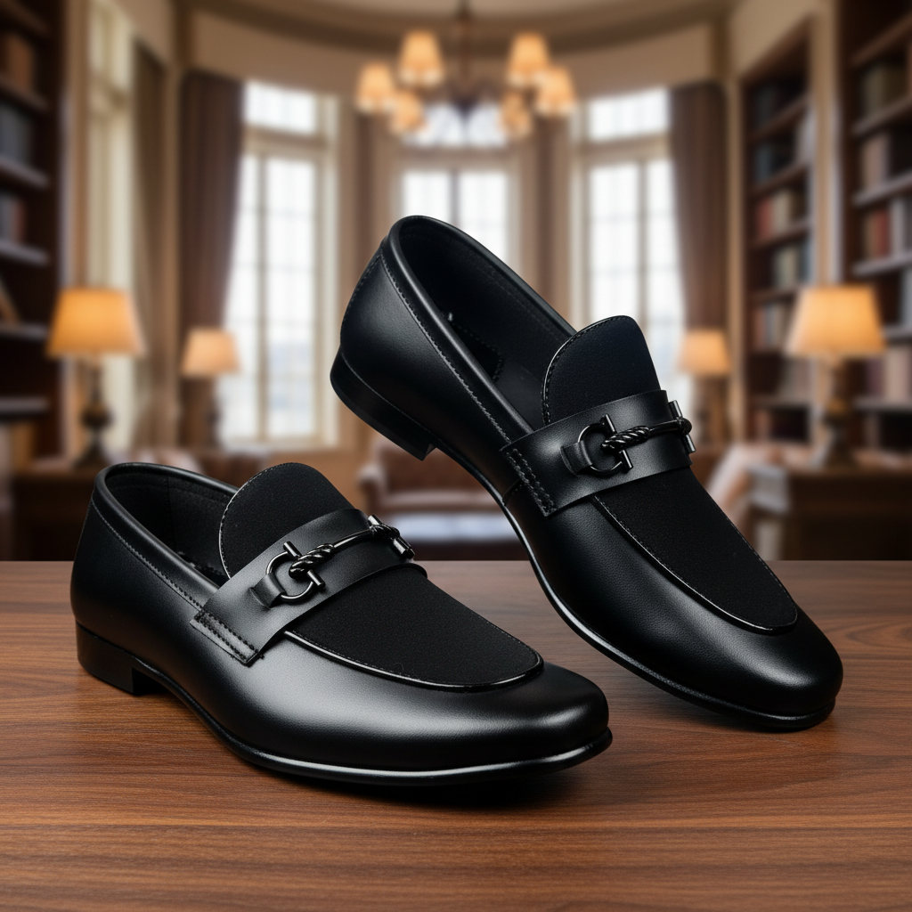 Black Suede Touch Premium Loafer