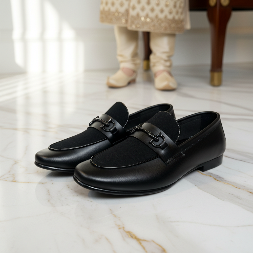 Black Suede Touch Premium Loafer