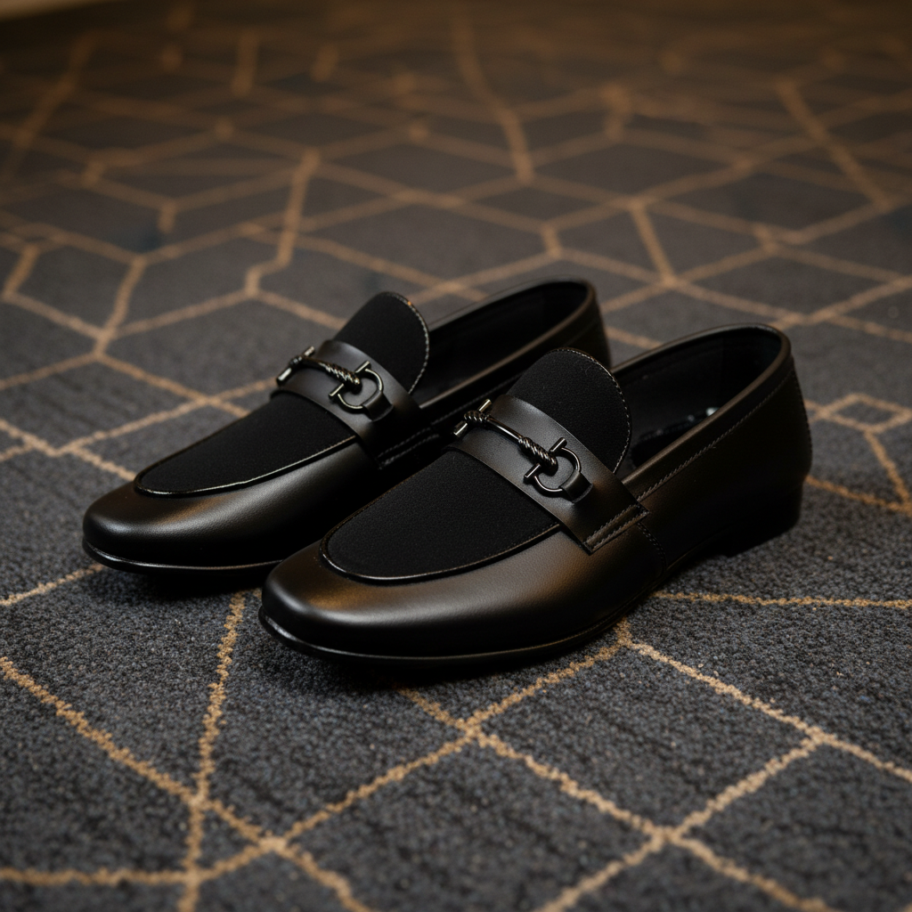Black Suede Touch Premium Loafer