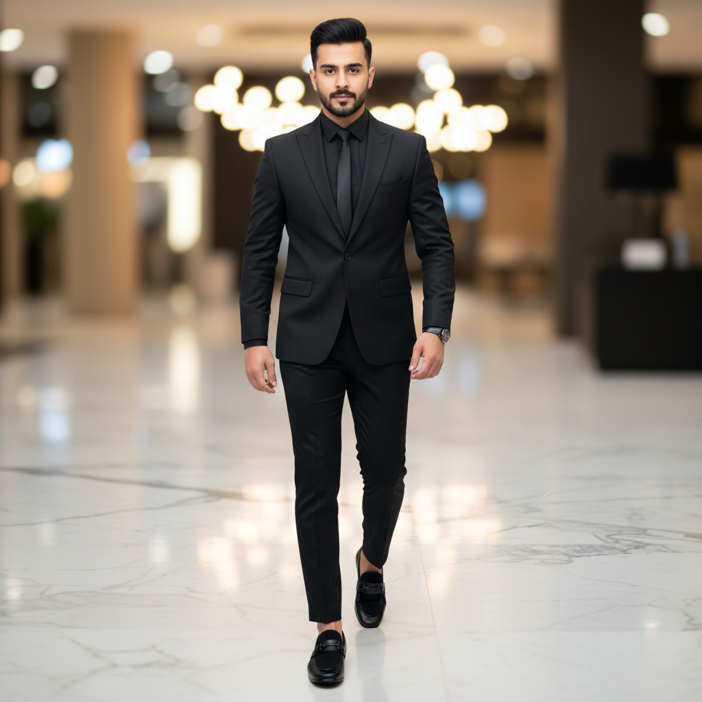 Black Suede Touch Premium Loafer