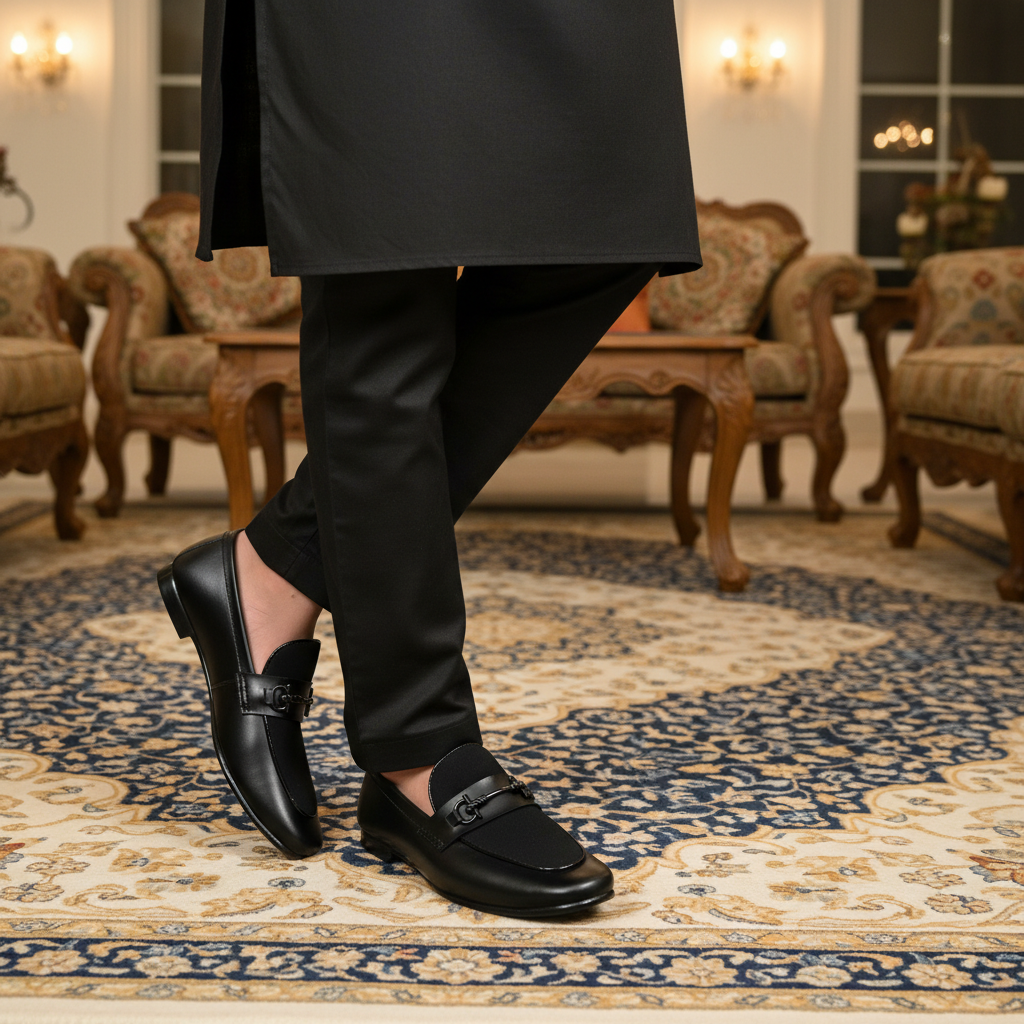 Black Suede Touch Premium Loafer