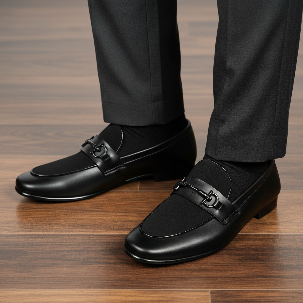 Black Suede Touch Premium Loafer